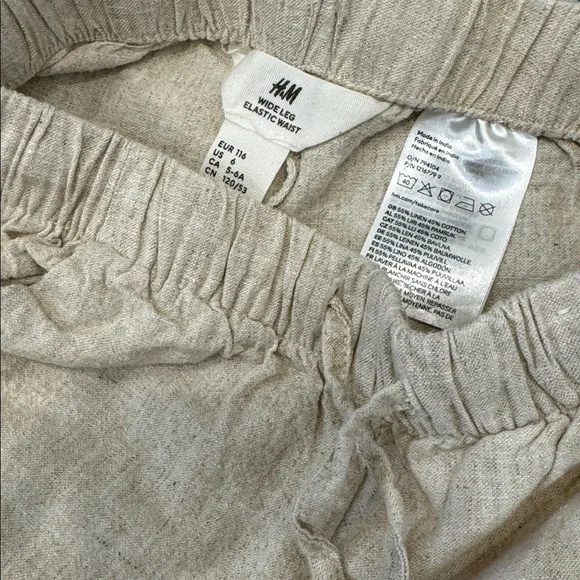 H&M Girls Denim Cotton and Linen Bundle - Picture 4 of 11